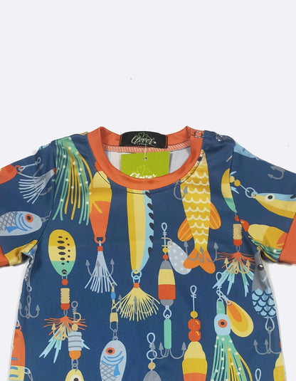 Clothing for Baby boy - Fishing Lure Boy Romper
