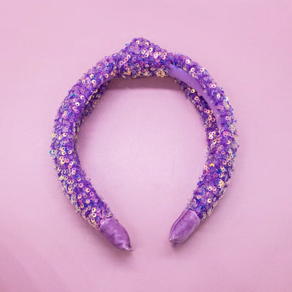 Kids Knot Headband - Sequin Knotted Hair Band Accessories - available in three colors