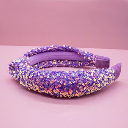 Kids Knot Headband - Sequin Knotted Hair Band Accessories - available in three colors