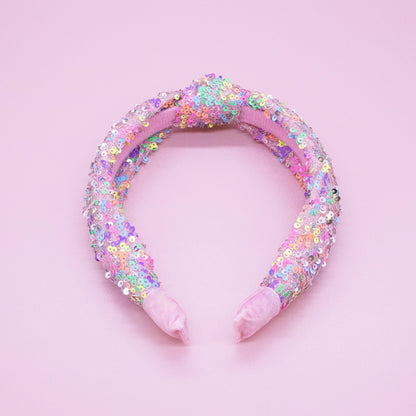 Kids Knot Headband - Sequin Knotted Hair Band Accessories - available in three colors