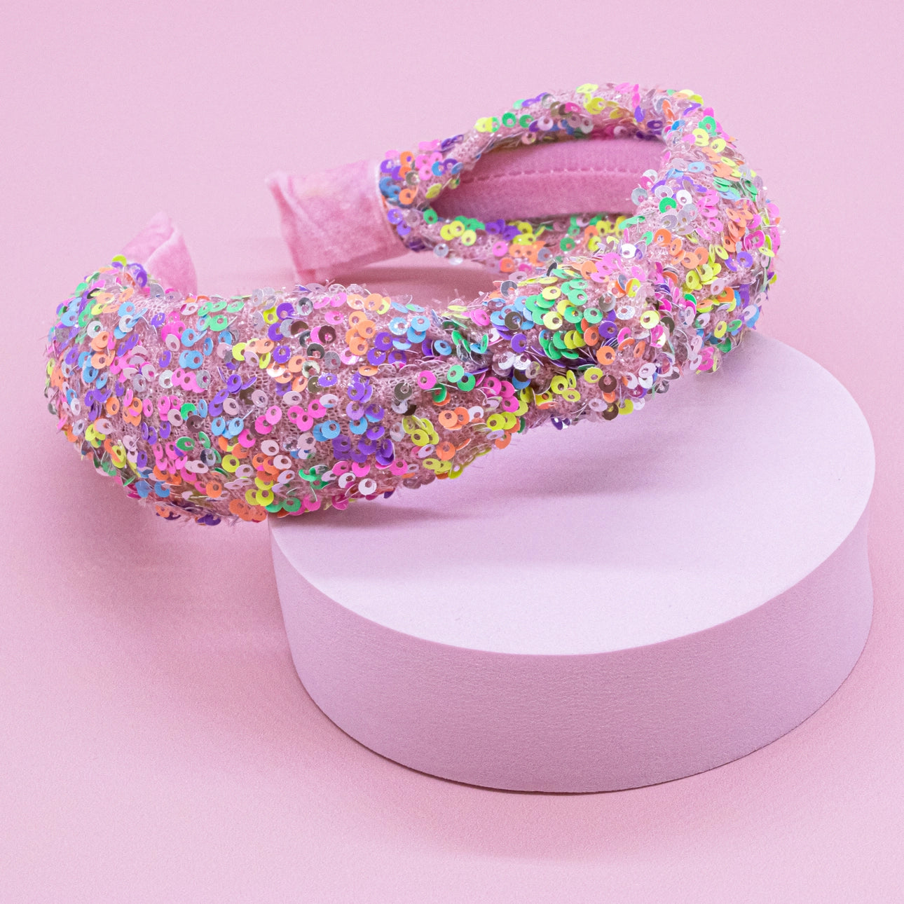 Kids Knot Headband - Sequin Knotted Hair Band Accessories - available in three colors