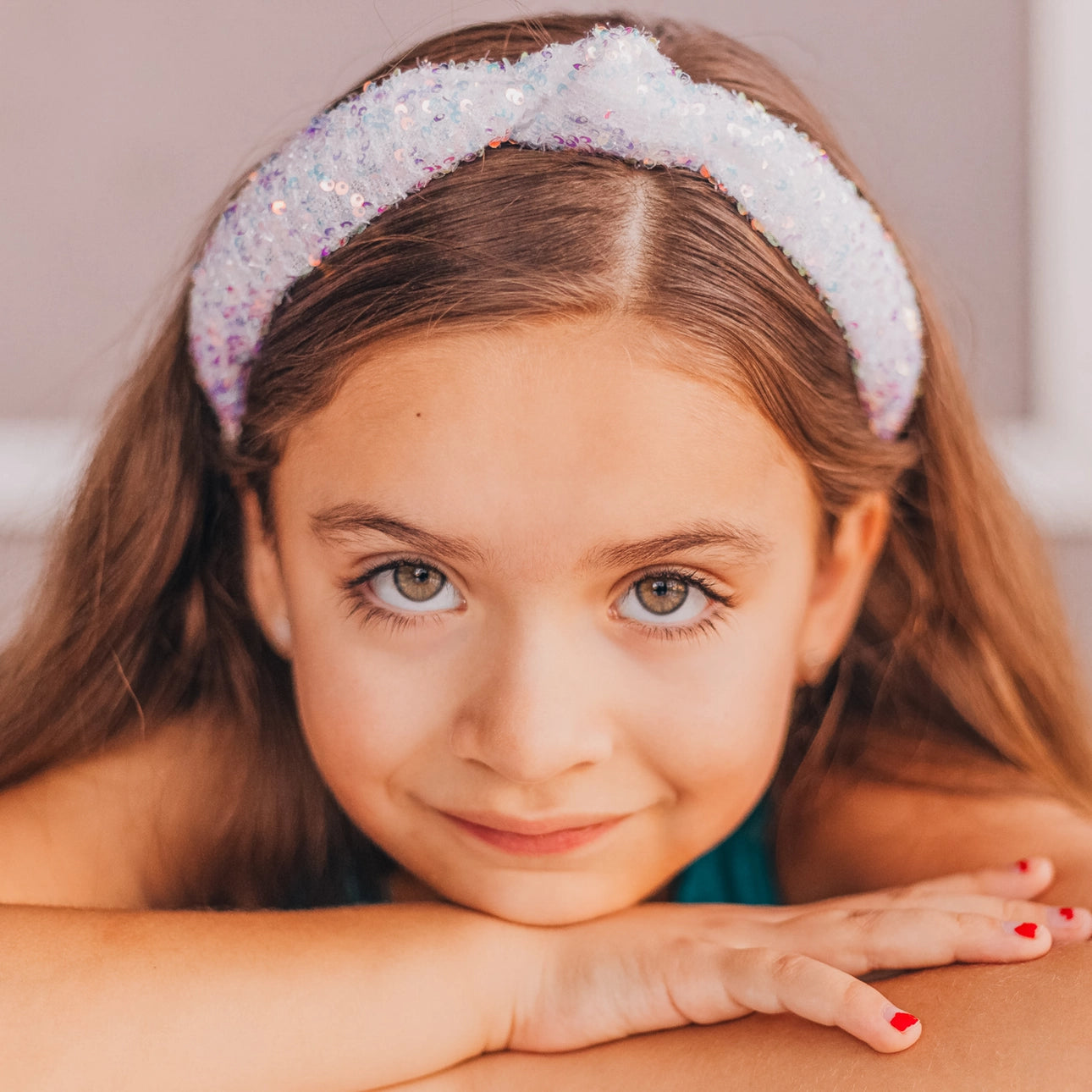 Kids Knot Headband - Sequin Knotted Hair Band Accessories - available in three colors