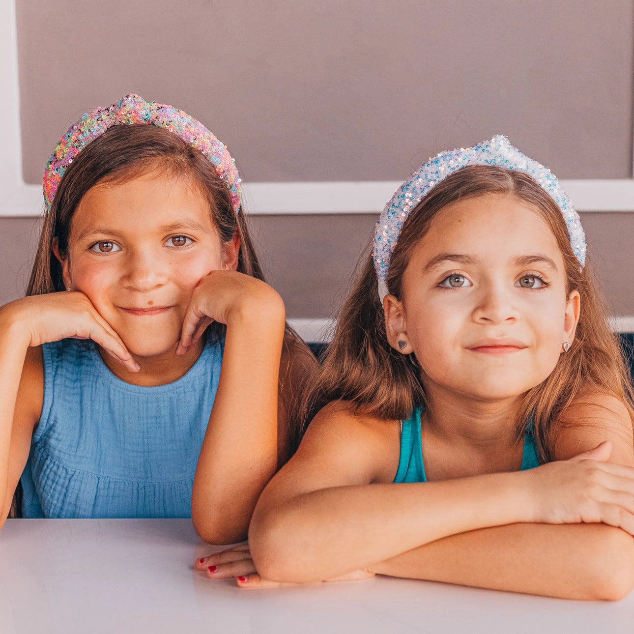 Kids Knot Headband - Sequin Knotted Hair Band Accessories - available in three colors