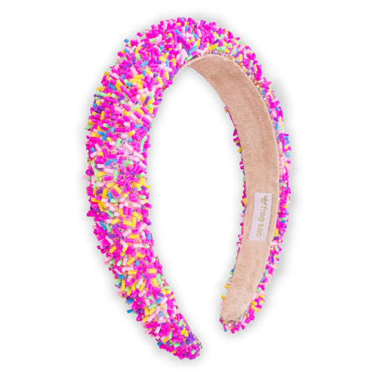 Padded Sprinkles Headband - Confetti Hair Band - available in two colors