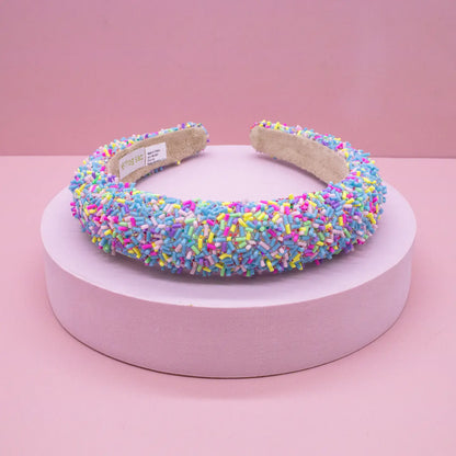 Padded Sprinkles Headband - Confetti Hair Band - available in two colors