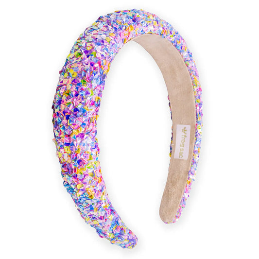 Kids Padded Headband - Chunky Sequin Hair Band - available in two colors