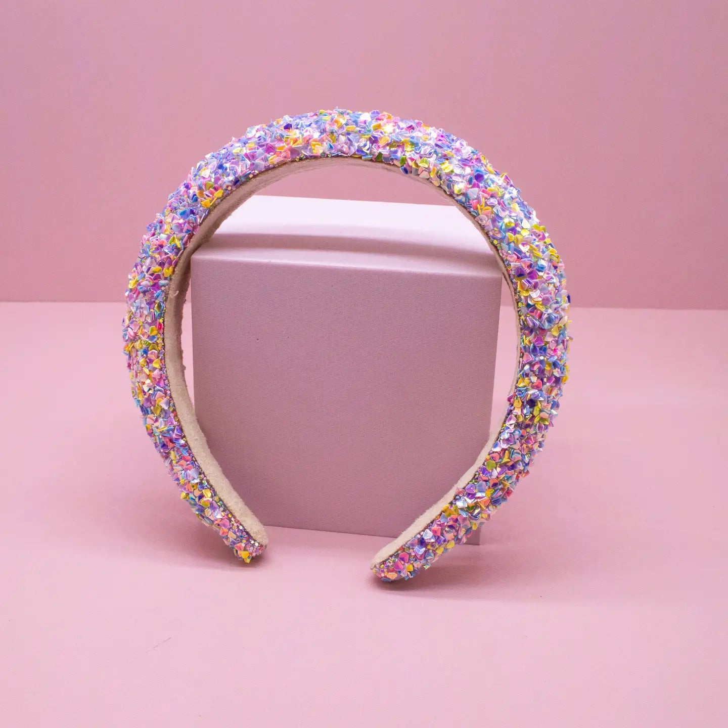 Kids Padded Headband - Chunky Sequin Hair Band - available in two colors