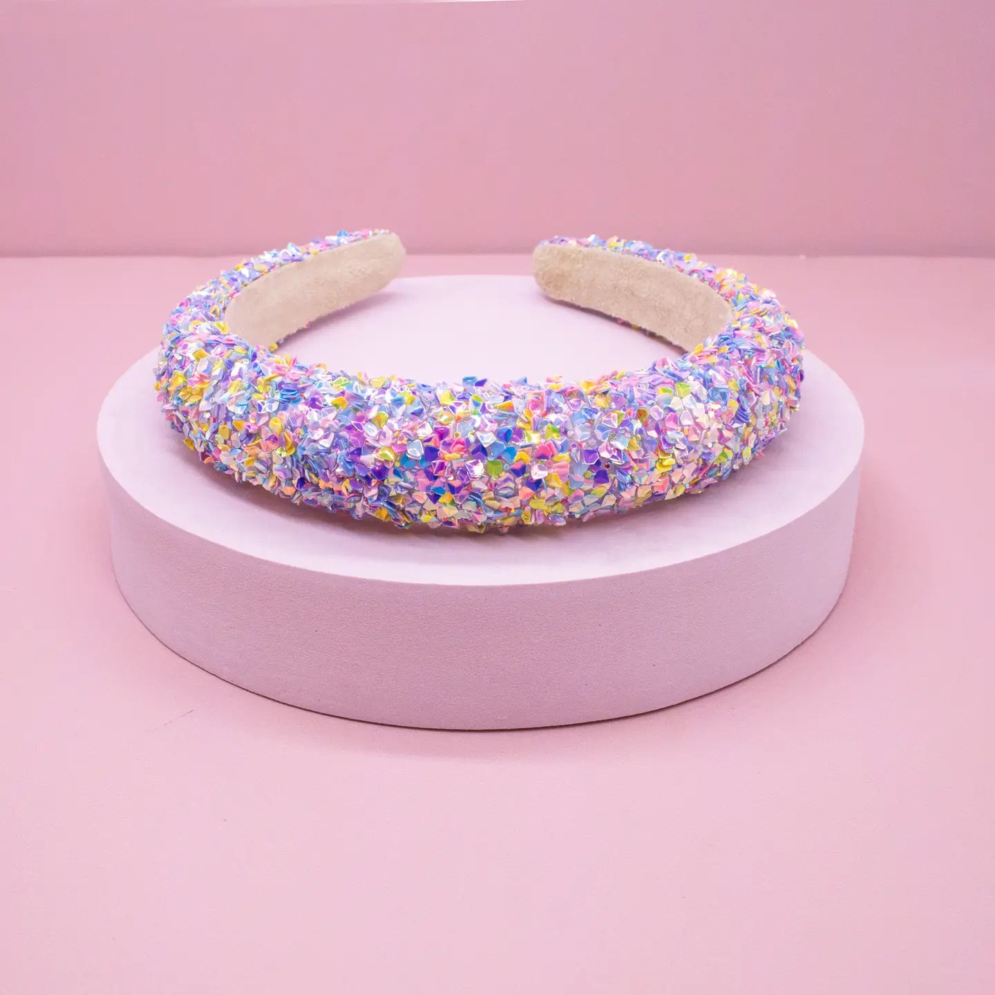 Kids Padded Headband - Chunky Sequin Hair Band - available in two colors