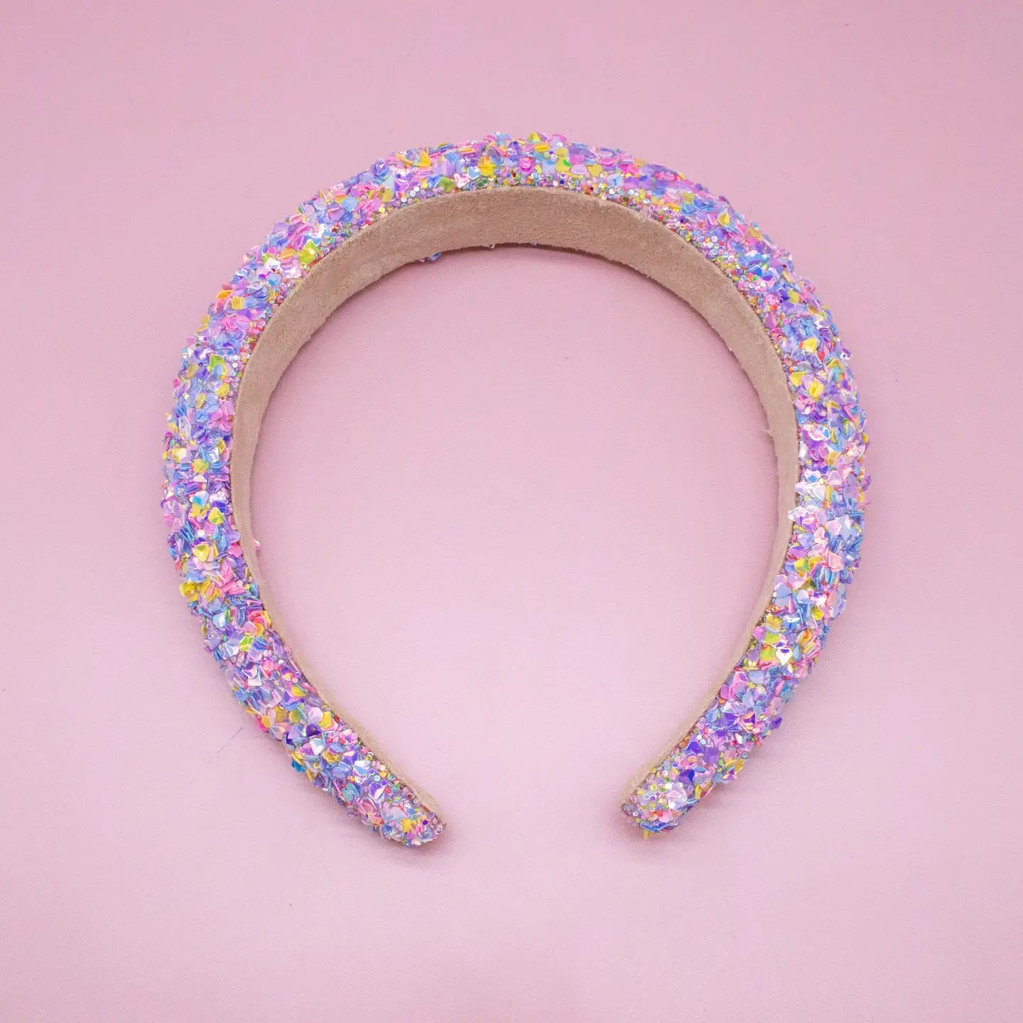 Kids Padded Headband - Chunky Sequin Hair Band - available in two colors