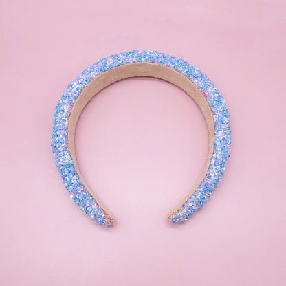 Kids Padded Headband - Chunky Sequin Hair Band - available in two colors