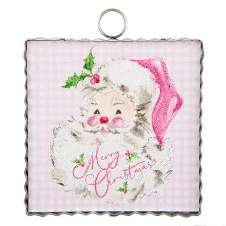 Decor - RTC Gallery Mini Pink Santa