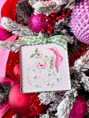 Decor - RTC Gallery Mini Pink Santa