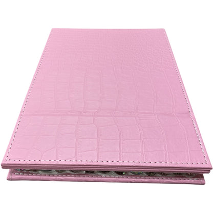 Bling Bling!! Large Pink Crystal Rhinestone Folding Makeup Mirror