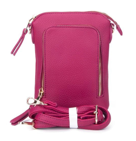 Handbag - Zippered Message Bag  / Medium Crossbody / Pocketbook Purse - available in multiple colors 