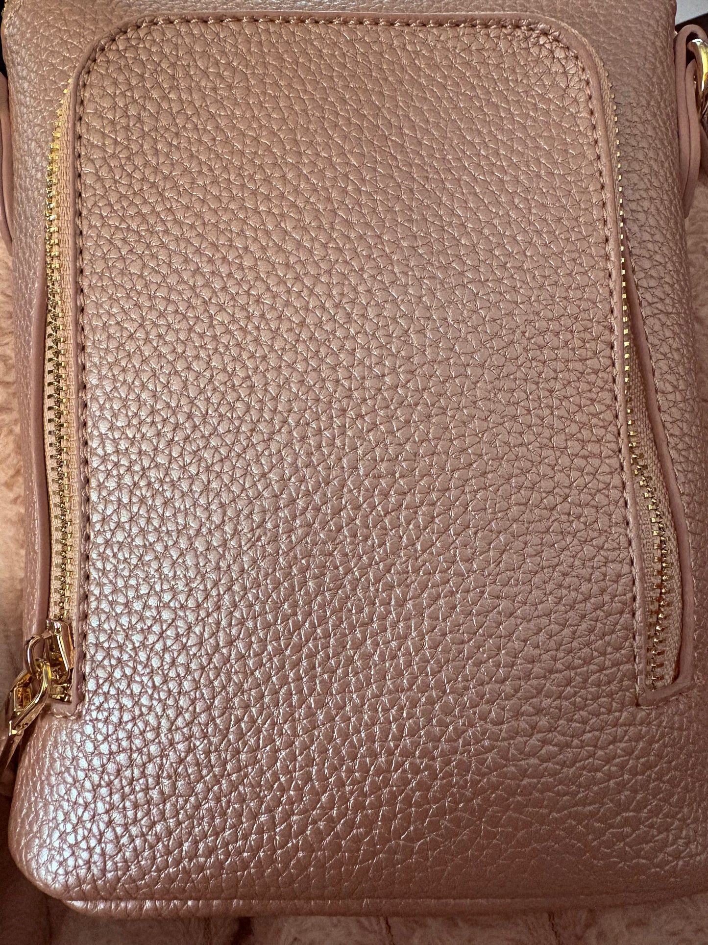 Handbag - Zippered Message Bag  / Medium Crossbody / Pocketbook Purse - available in multiple colors 