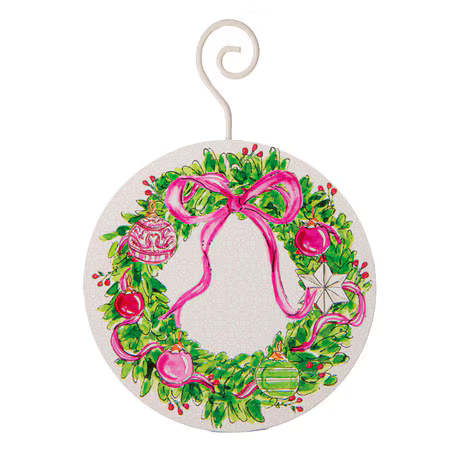 Decor - RTC Pink Wreath Ornament