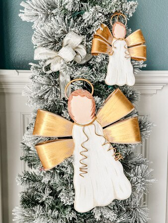 Decor - RTC Gilded Ribbon Angel Ornament