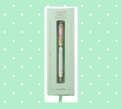 CHERISH EVERY MOMENT Women's Gel Writing Gift Pen