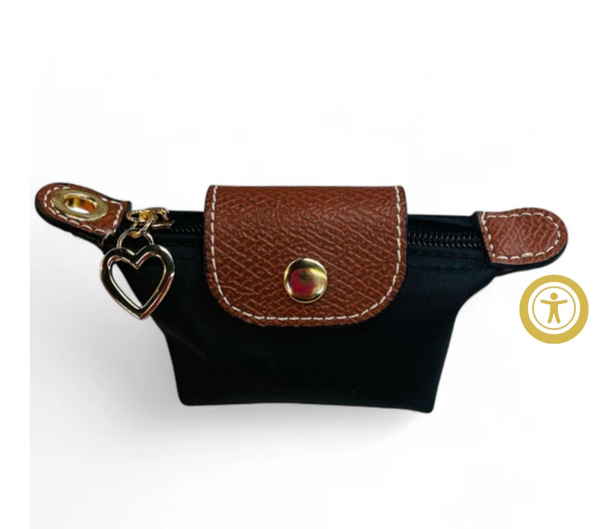 Nylon Mini Accessories Bag - available in 5 colors