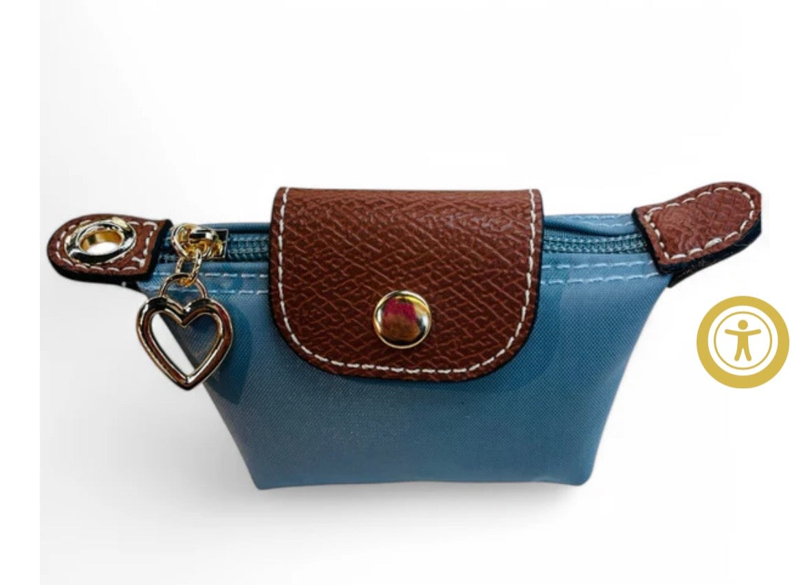 Nylon Mini Accessories Bag - available in 5 colors