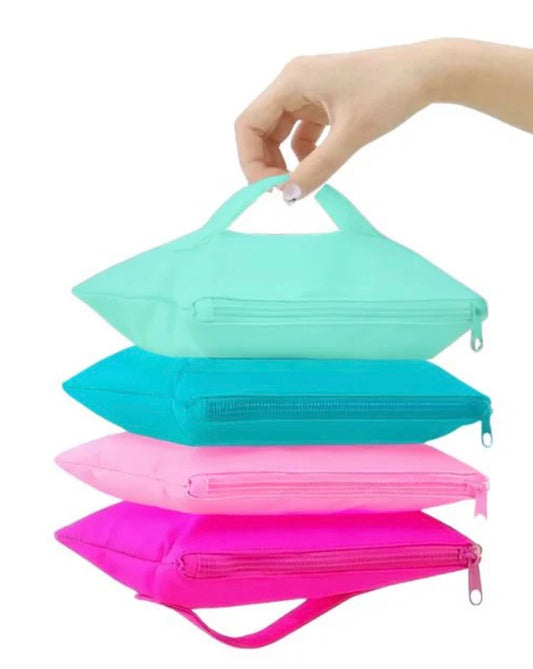 Accordion Zipper Pouch / Cosmetic Travel Pouch 4-in-1