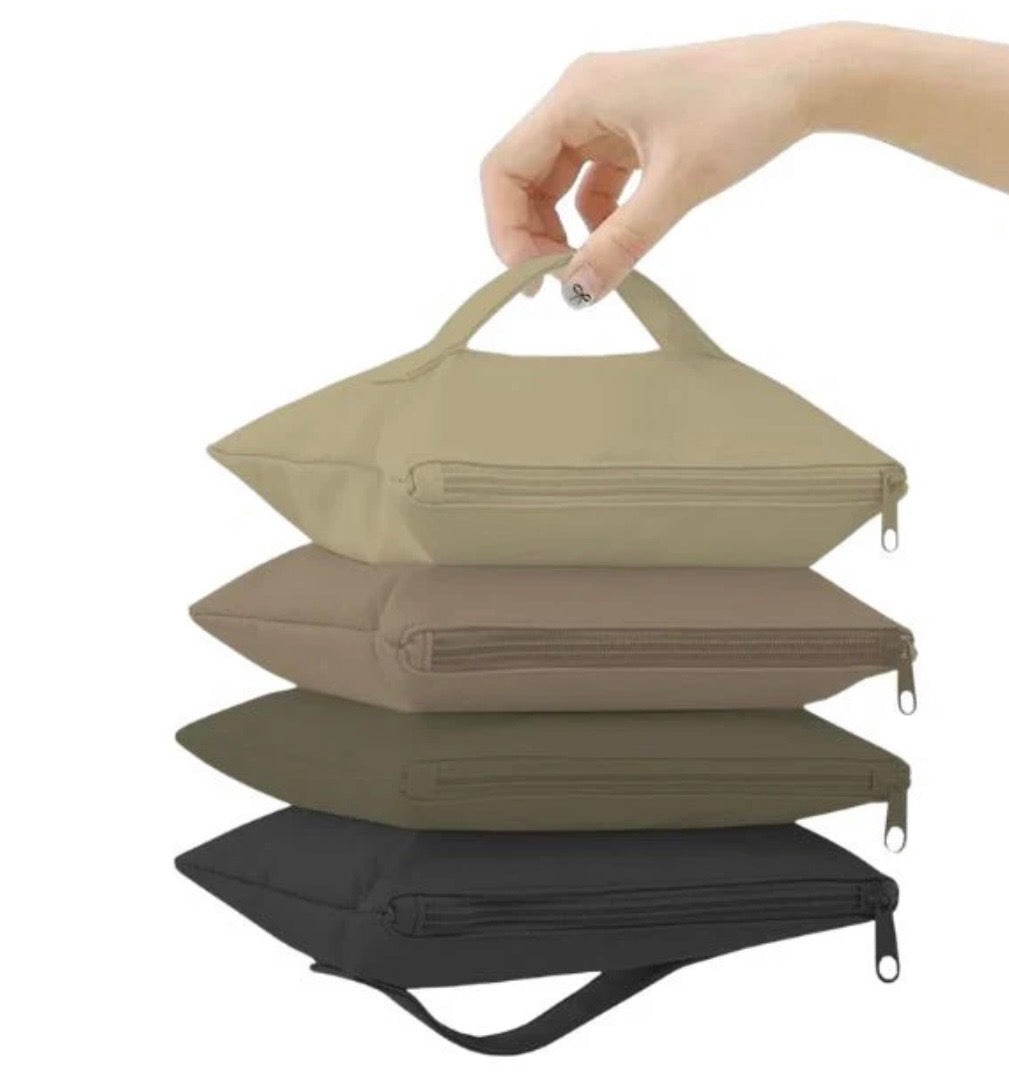 Accordion Zipper Pouch / Cosmetic Travel Pouch 4-in-1