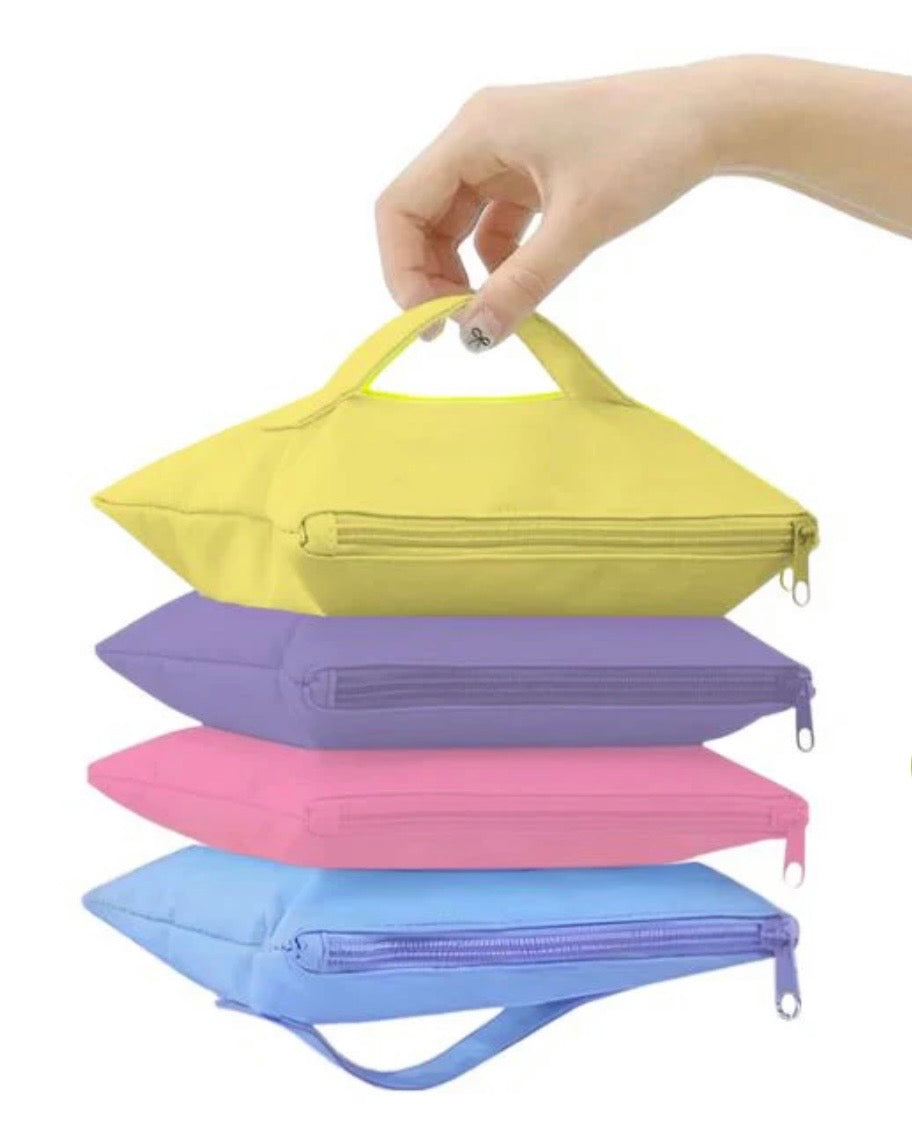 Accordion Zipper Pouch / Cosmetic Travel Pouch 4-in-1