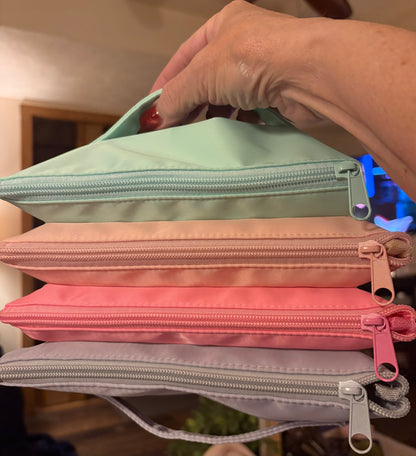 Accordion Zipper Pouch / Cosmetic Travel Pouch 4-in-1