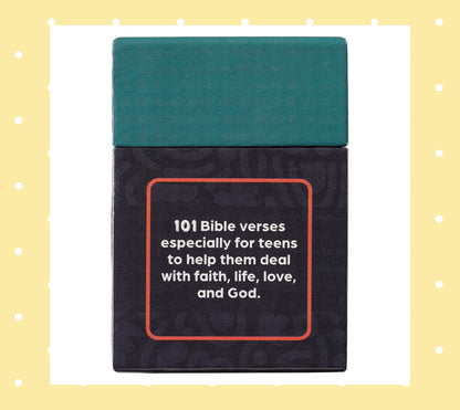 101 Favorite Bible Verses for Teens Teal and Blue Box of Blessings