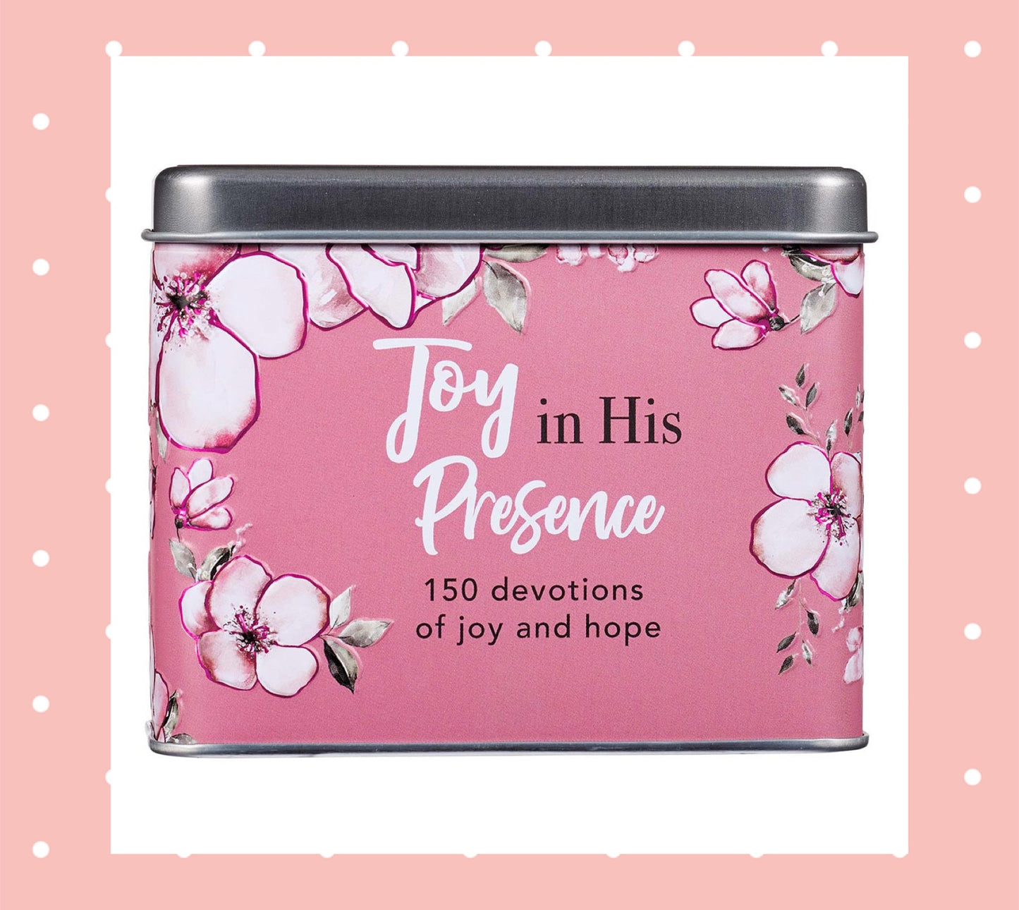 Joy in His Presence Devotional Cards in a Tin