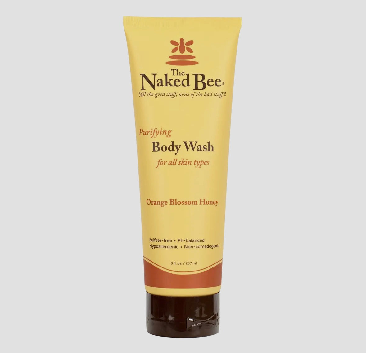 The Naked Bee - 8 oz Orange Blossom Honey Velvety Smooth Body Wash