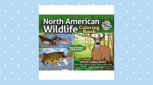 North American Wildlife Coloring Book for Young Outdoor Adventurers - by Editors of Design Originals (Paperback)