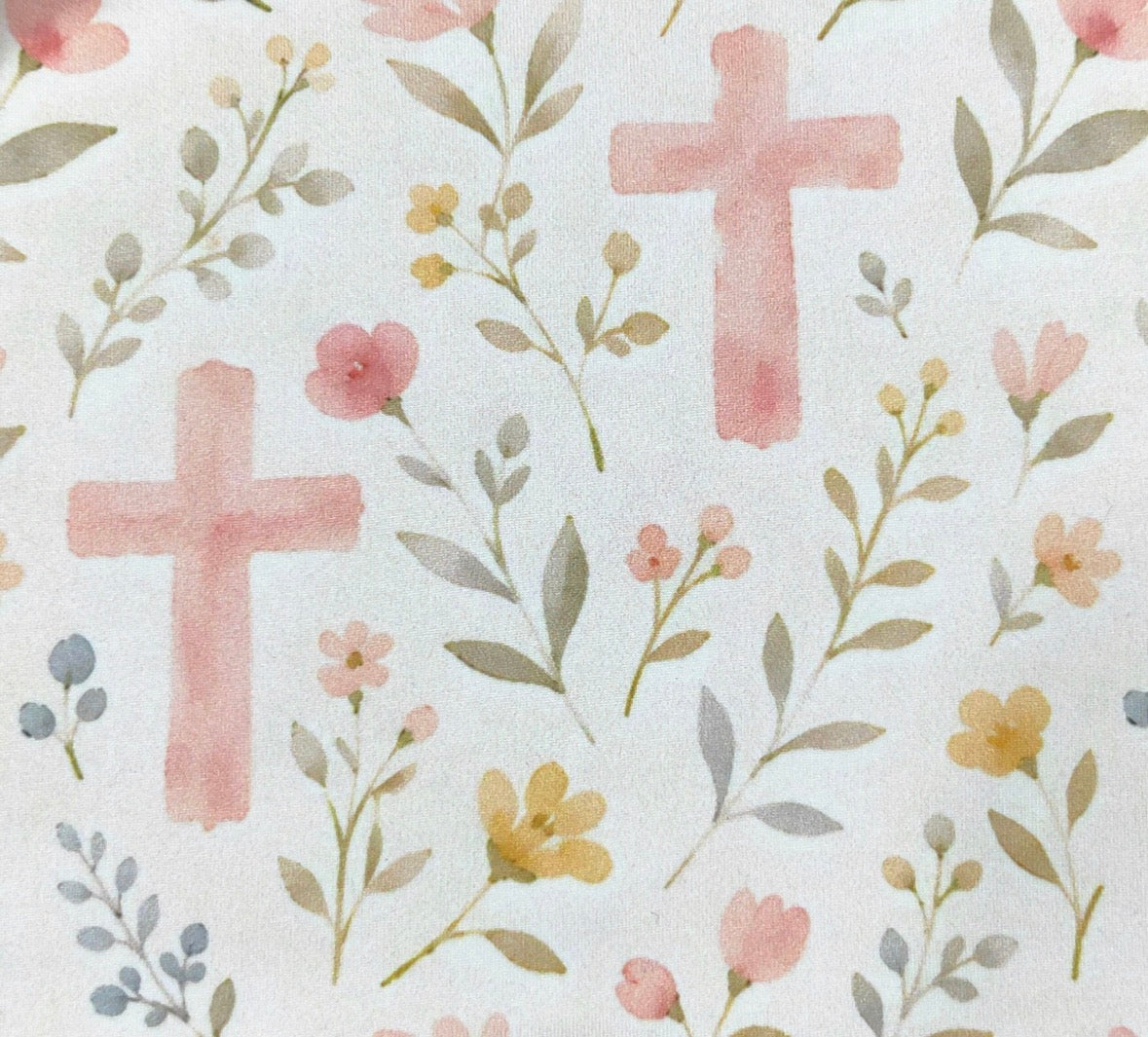 Clothing for Baby Girl - Floral Cross Baby Gown