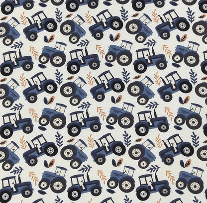 Clothing for Toddler Boy - Indigo Tractor Boy Quarter Zip Shirt