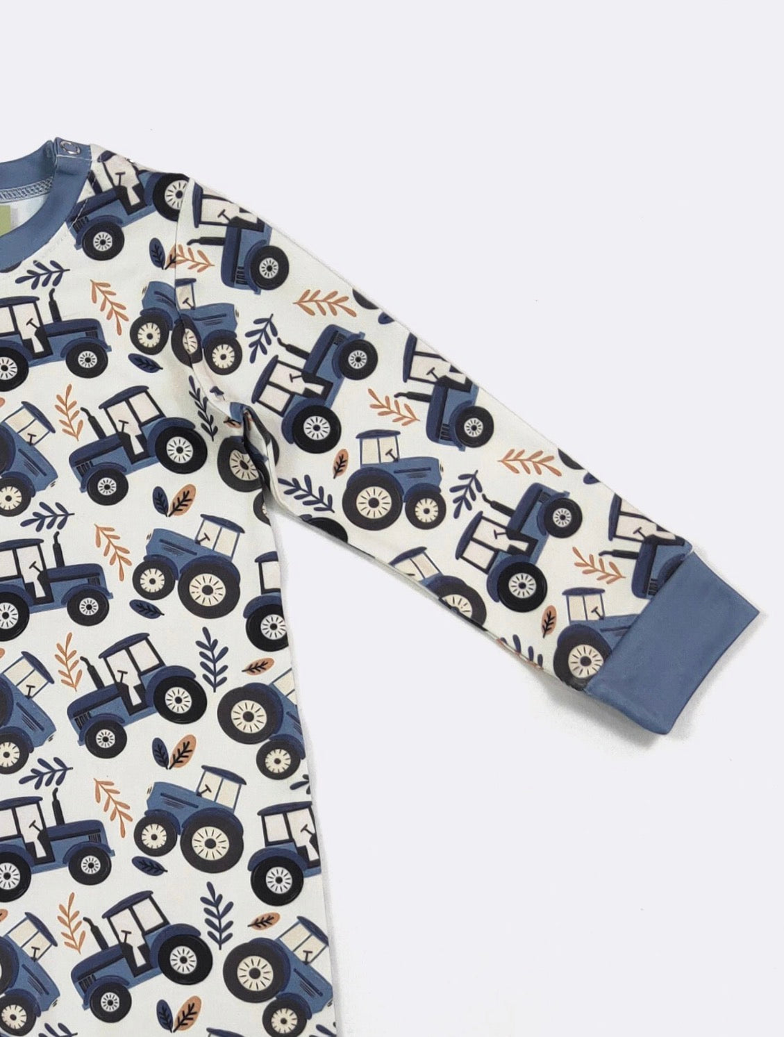 Clothing for Baby Boy - Indigo Tractor Boy Romper