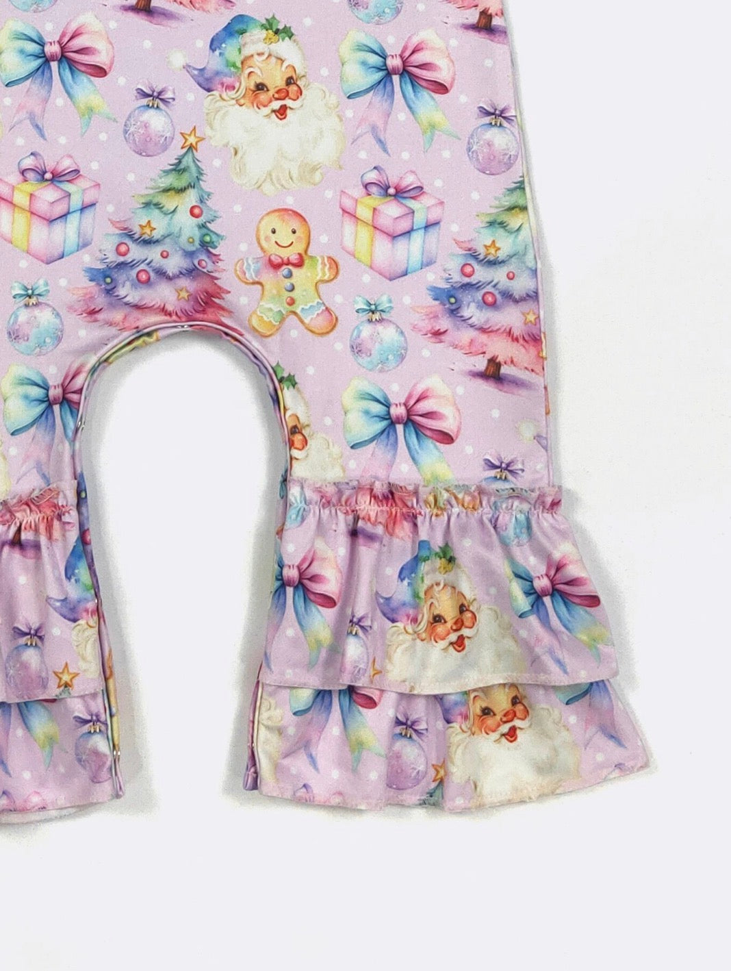 Clothing for Baby Girl - Iridescent Christmas Baby Romper