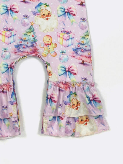 Clothing for Baby Girl - Iridescent Christmas Baby Romper