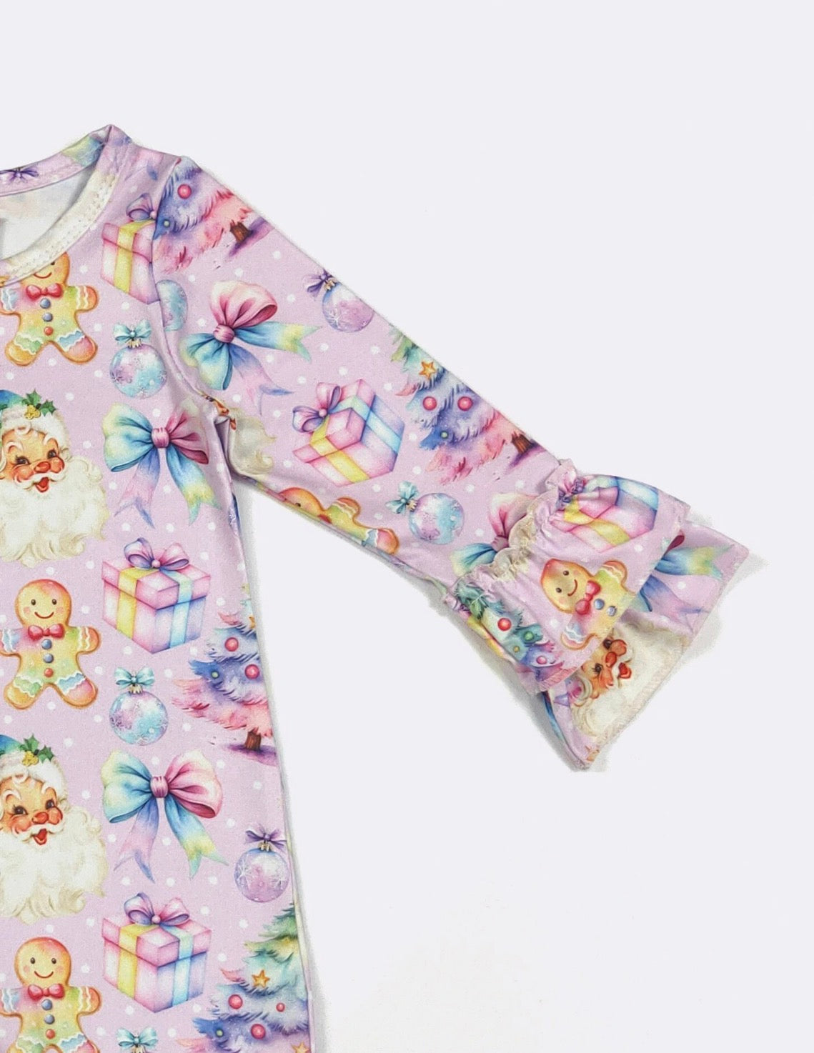 Clothing for Baby Girl - Iridescent Christmas Baby Romper