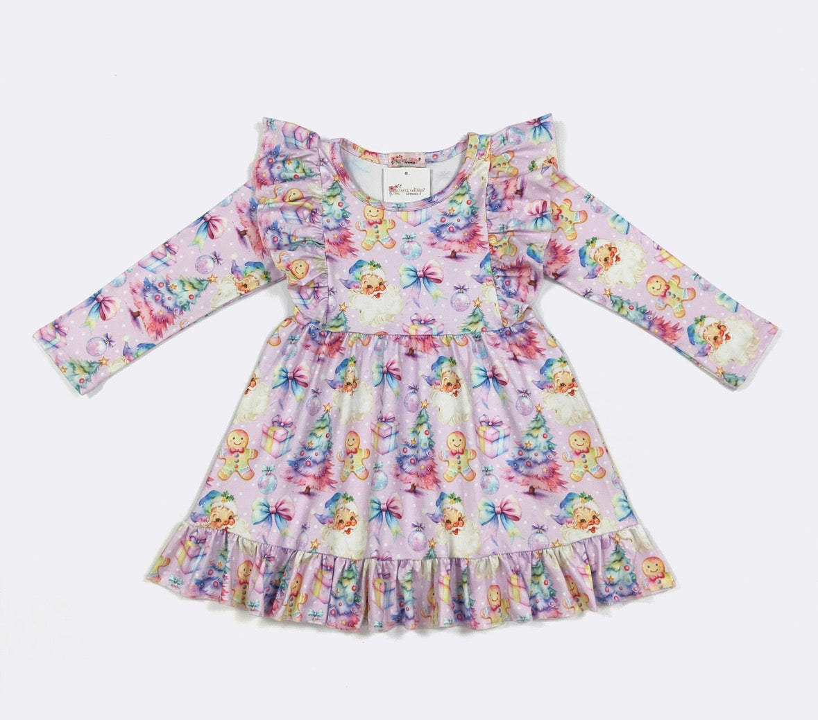 Clothing for Toddler Girl - Iridescent Christmas Girls Dress