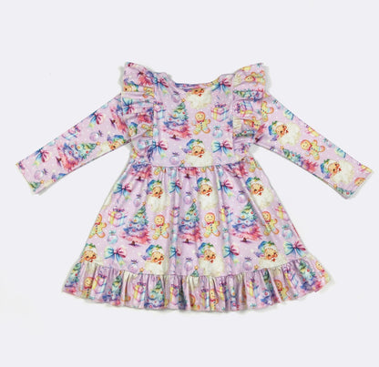 Clothing for Toddler Girl - Iridescent Christmas Girls Dress