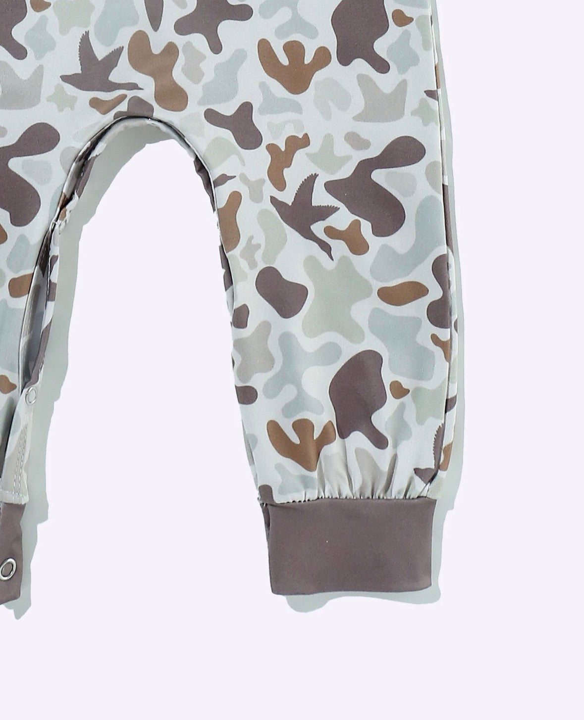 Clothing for Baby Boy - LS Muted Camo Boy Romper